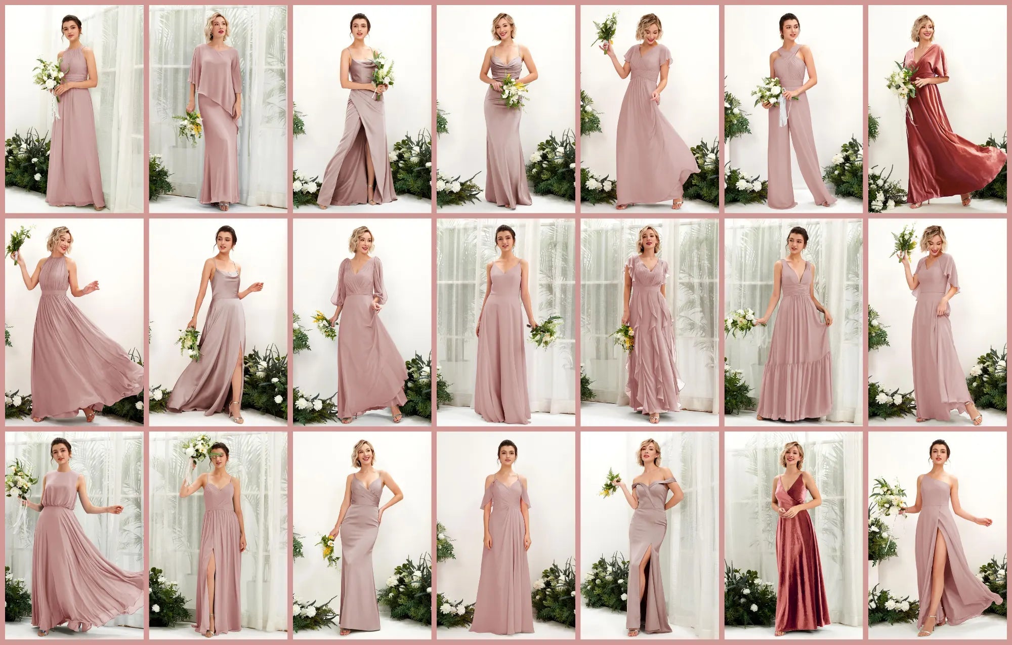 Mauve vs. Dusty Rose Bridesmaid Dresses: Which Is Right for You? Carlyna Mauve vs. Dusty Rose Bridesmaid Dresses: Which Is Right for You? Carlyna