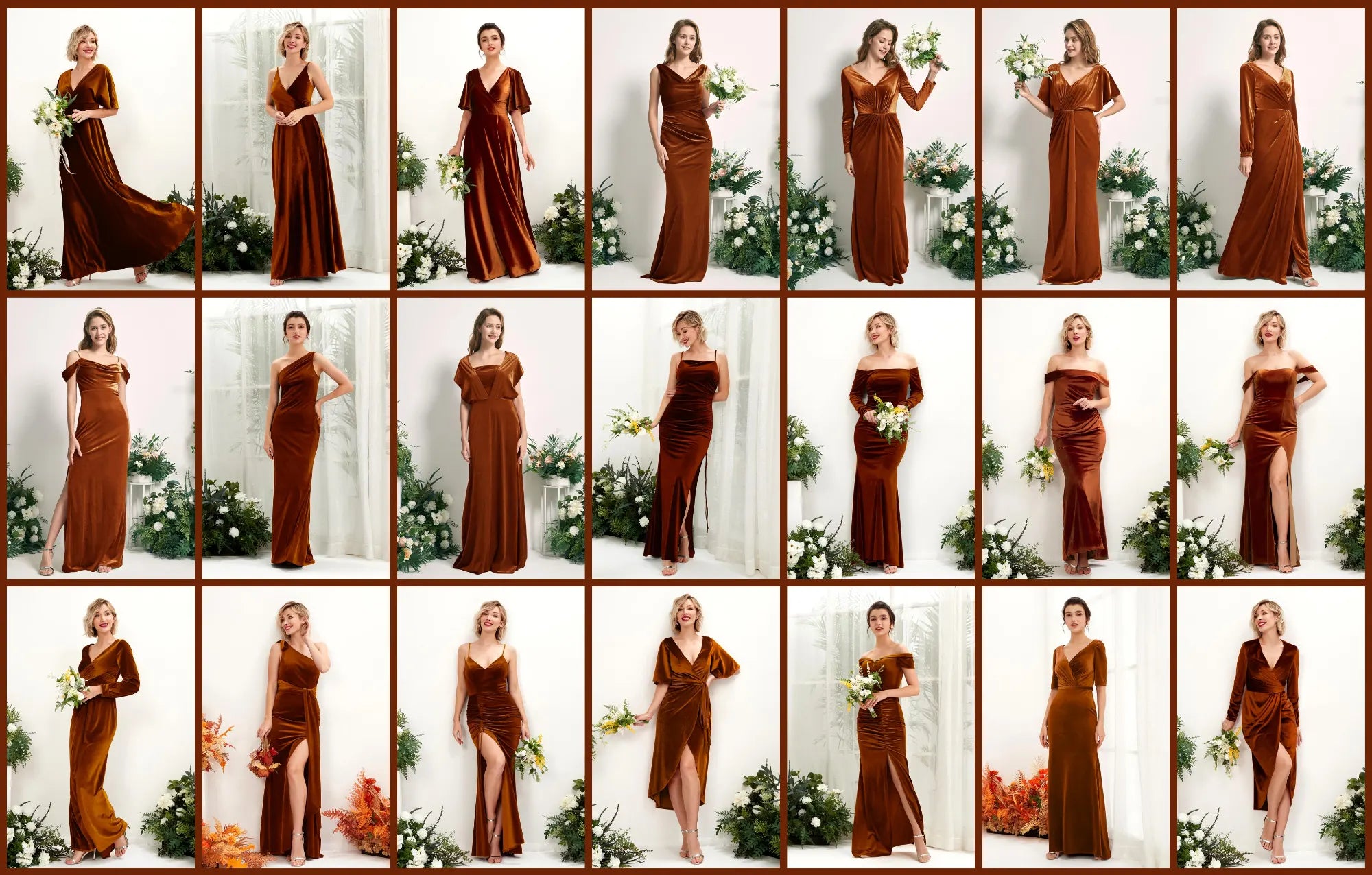 Top 10 Velvet Bridesmaid Dresses for a Luxe Winter Wedding  Carlyna