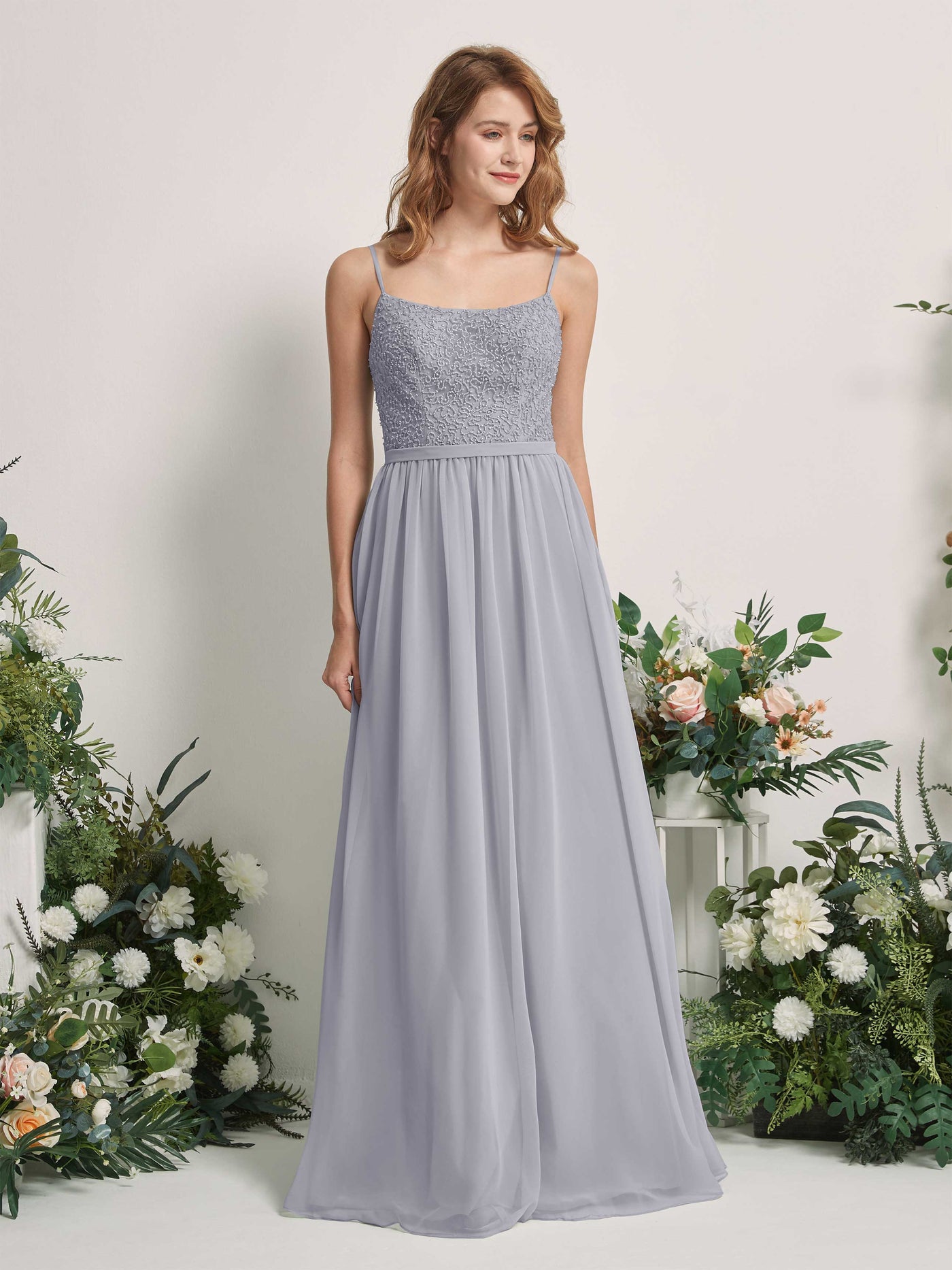 Dusty Lavender Bridesmaid Dresses A-line Open back Spaghetti-straps Sleeveless Dresses (83220103)#color_dusty-lavender