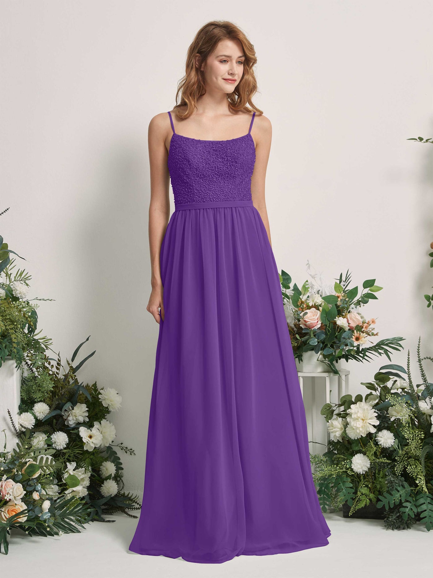 Regency Bridesmaid Dresses A-line Open back Spaghetti-straps Sleeveless Dresses (83220128)#color_regency