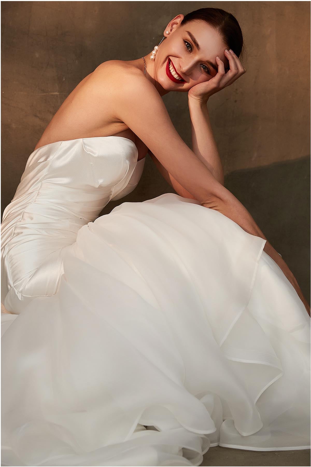 Mermaid/Trumpet Sweetheart Sleeveless Full Length Polyester Wedding Dresses