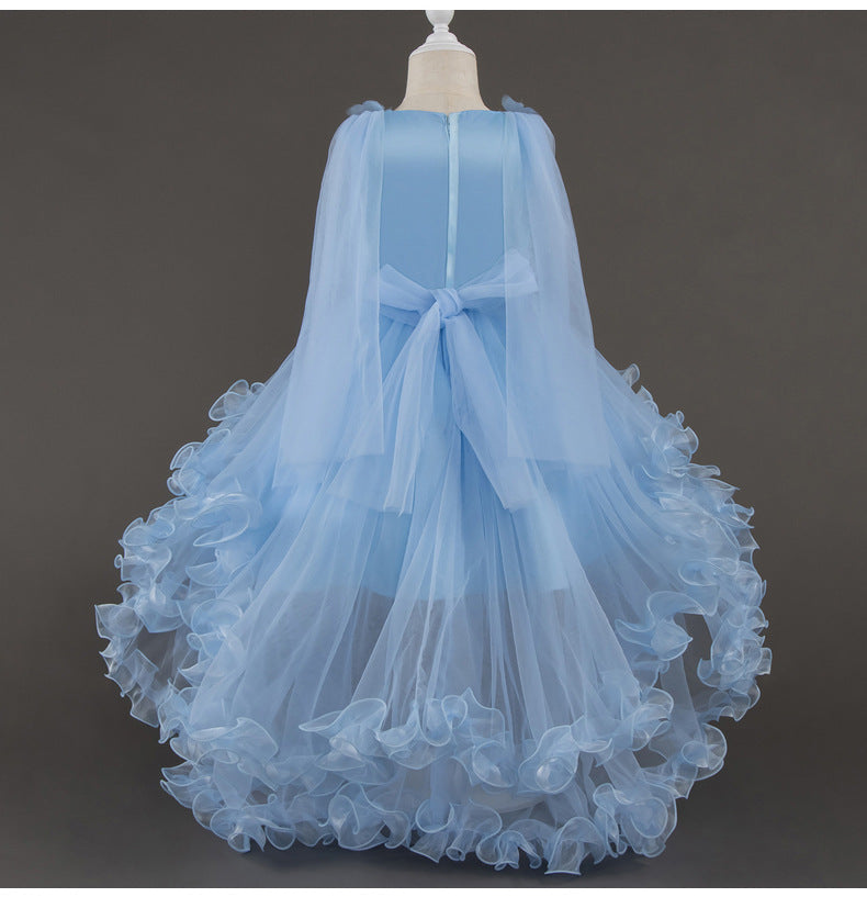 High Low Tulle A-Line Flower Girl Dress for Kids - Party & Special Occasion Gown