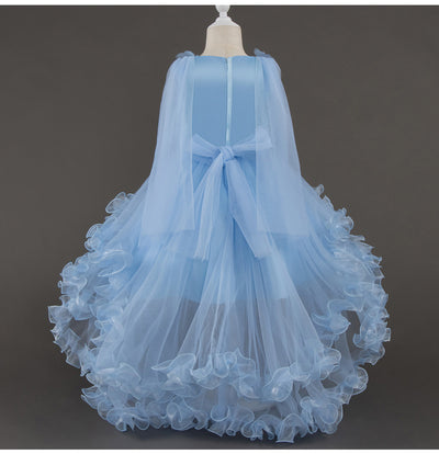 High Low Tulle A-Line Flower Girl Dress for Kids - Party & Special Occasion Gown