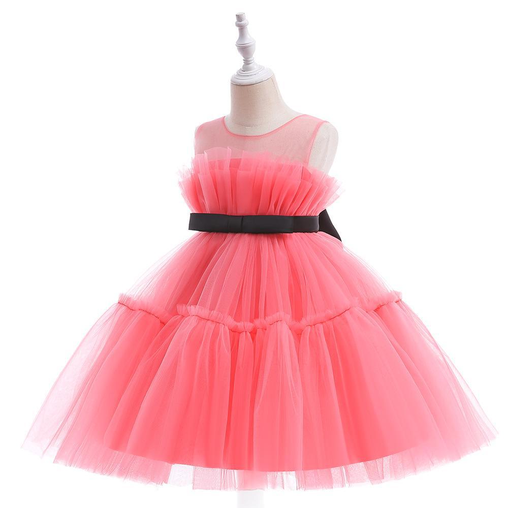 Tea Length A-Line Tulle Dress for Girls – Sweetheart Neckline Party Dress