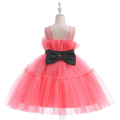 Tea Length A-Line Tulle Dress for Girls – Sweetheart Neckline Party Dress