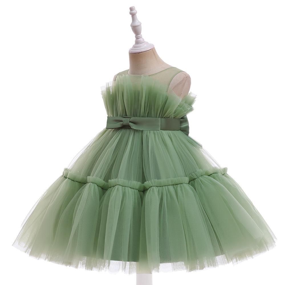 Tea Length A-Line Tulle Dress for Girls – Sweetheart Neckline Party Dress