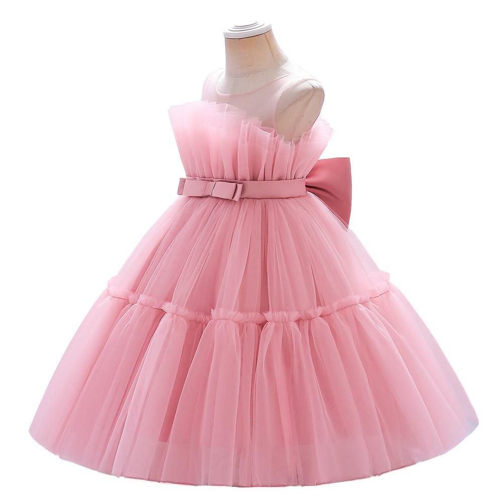 Tea Length A-Line Tulle Dress for Girls – Sweetheart Neckline Party Dress