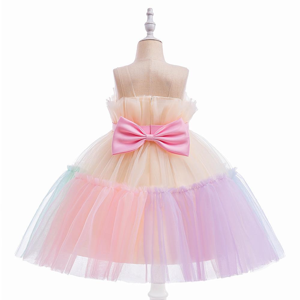Tea Length A-Line Tulle Dress for Girls – Sweetheart Neckline Party Dress