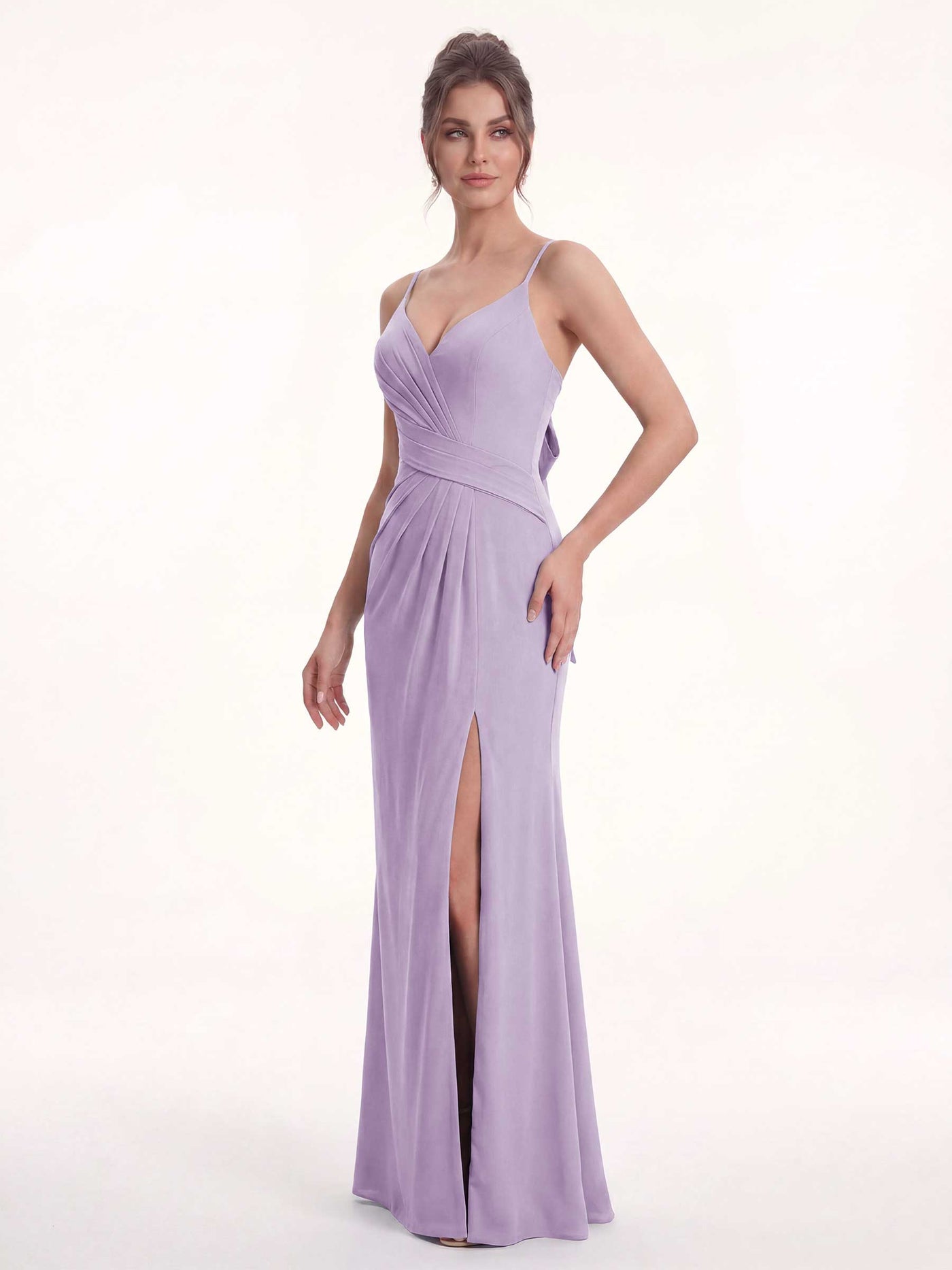 Regency Chiffon Sweetheart Bridesmaid Dress A-Line Floor-Length