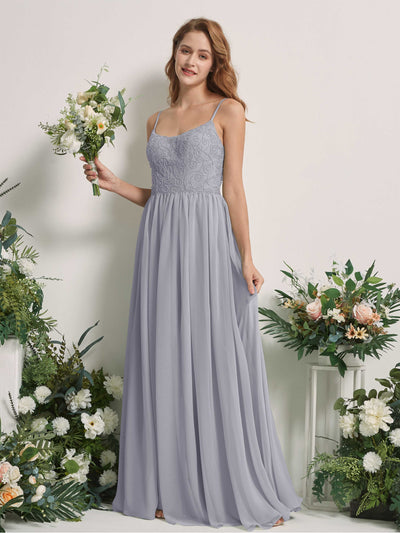 Carlyna Verna A-Line Dusty Lavender Beaded Bridesmaid Dress Maxi Sleeveless Sweetheart Dress Front View #color_dusty-lavender