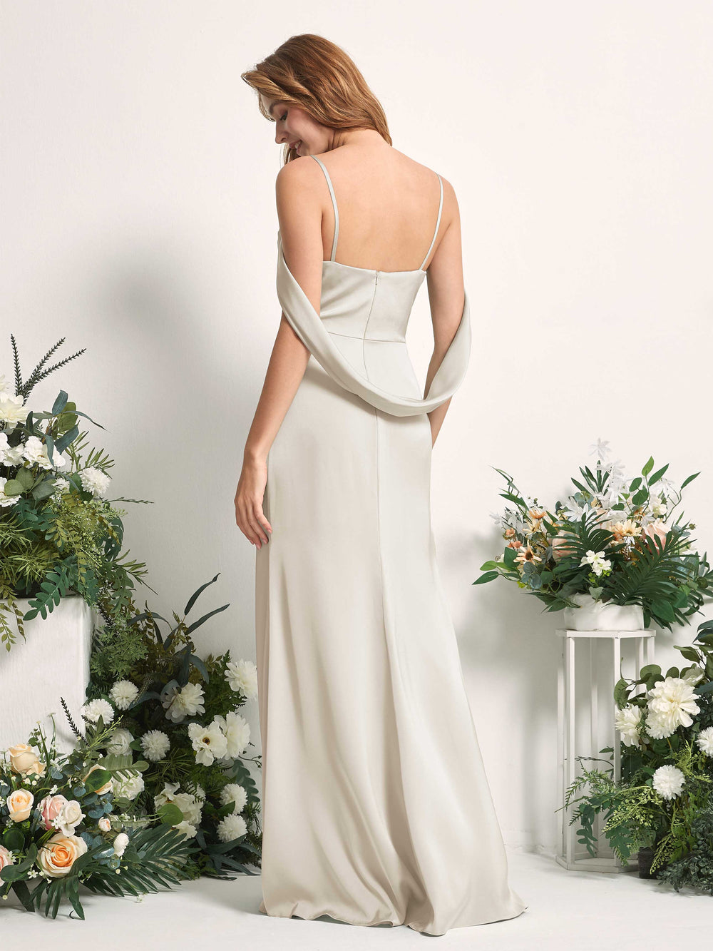 Champagne Satin Bridesmaid Dresses | Elegant & Customizable