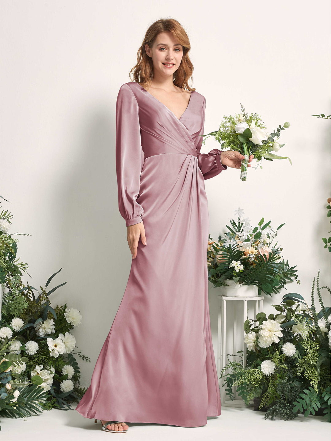 Rose Quartz Bridesmaid Dresses | Elegant & Customizable Styles | Carlyna Rose Quartz Bridesmaid Dresses | Elegant & Customizable Styles | Carlyna
