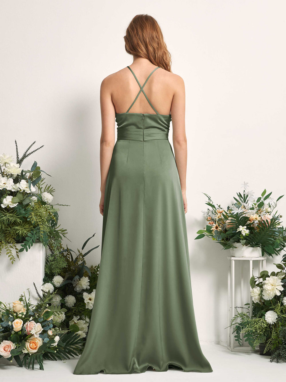 Green Olive Bridesmaid Dresses | Carlyna Customizable & Available in Sizes 0-32 Green Olive Bridesmaid Dresses | Carlyna Customizable & Available in Sizes 0-32