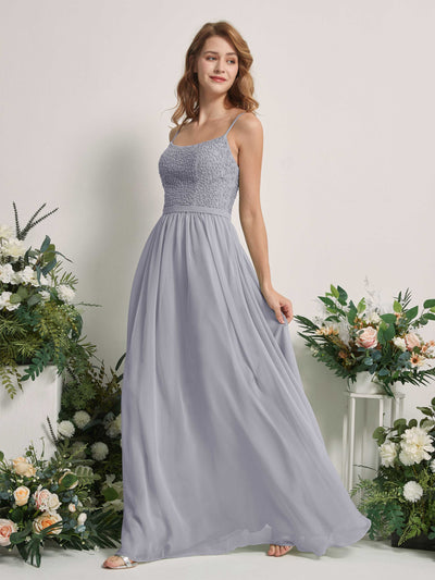 Carlyna Ursula A-Line Dusty Lavender Beaded Bridesmaid Dress Maxi Sleeveless Sweetheart Dress Side View 2 #color_dusty-lavender