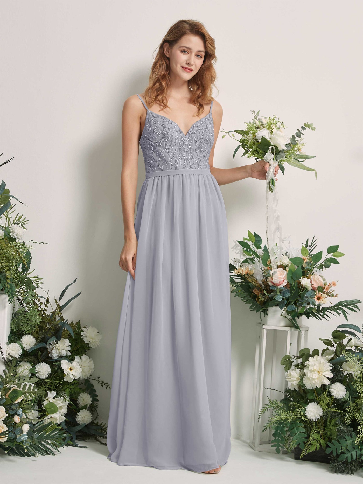 Dusty Lavender Bridesmaid Dresses A-line Spaghetti-straps Sleeveless Chiffon Dresses (81226503)#color_dusty-lavender