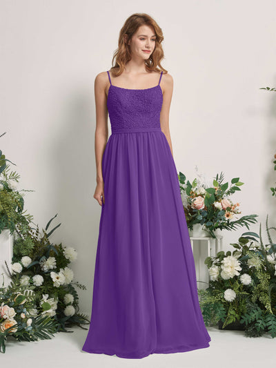 Carlyna Ursula A-Line Regency Beaded Bridesmaid Dress Maxi Sleeveless Sweetheart Dress Front View #color_regency