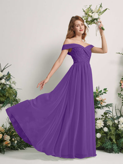 Carlyna Leona A-Line Regency Embroidered Bridesmaid Dress Maxi Sleeveless Sweetheart Dress Side View 2 #color_regency