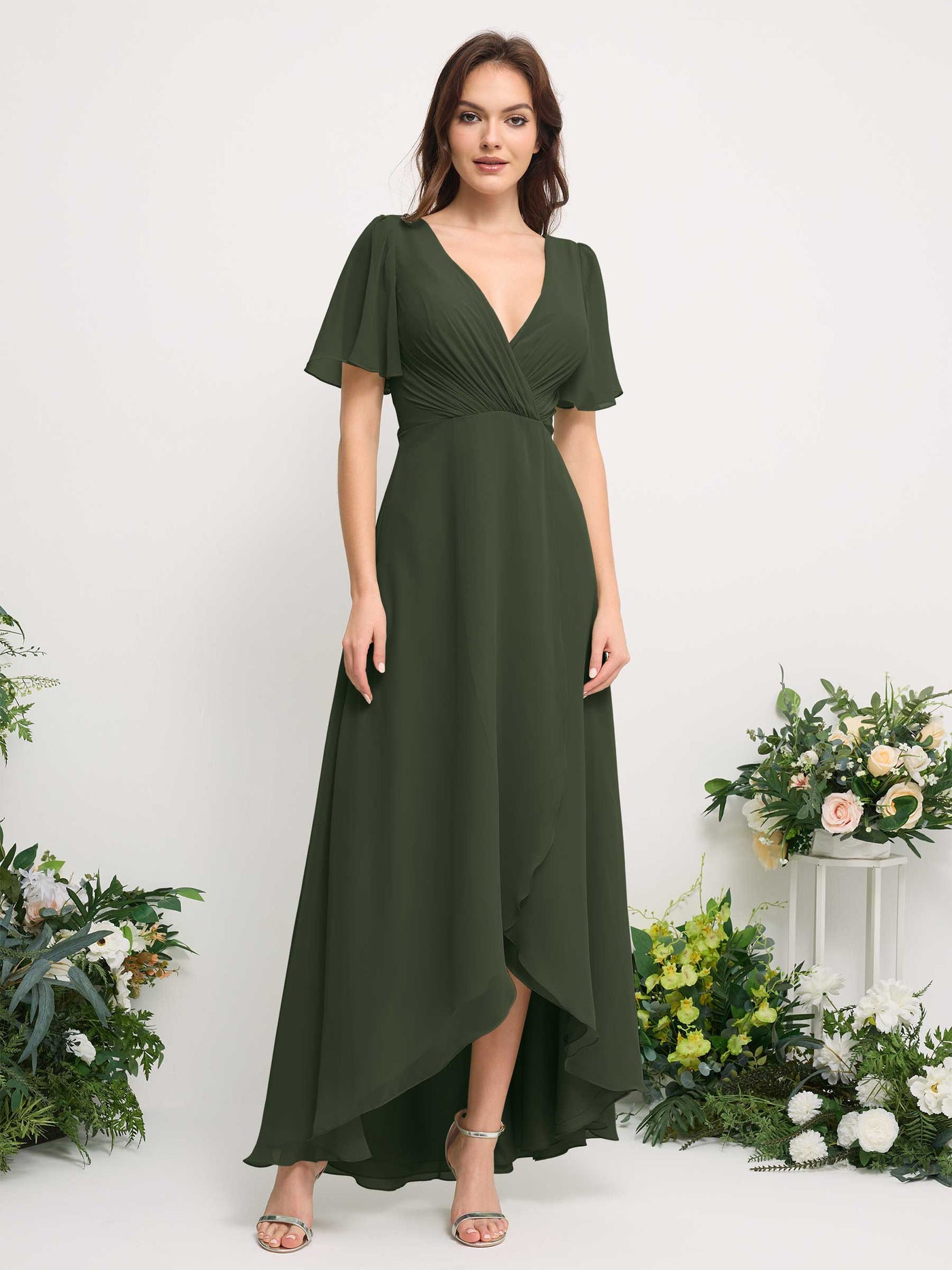 regency chiffon dress Cicinia Pleats Chiffon Regency Mother Of The Bride Dress Plus Size Long Floor Length A-line