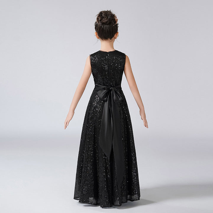 maxi girls formal dresses Amazon.com: dideyttawl Black Velvet Christmas Dress Toddler Girls Long Sleeve Dress Crew Neck Winter Vintage Dress for Kids 3-4 Pageant Ball Gown: Clothing, Shoes & Jewelry