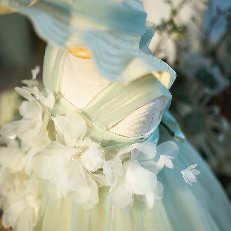 Baby Girls Tulle Dress Sleeveless White Flowers Tutu Dress Toddler Girls Birthday Party Sage Flower Girl Dress Carlyna Baby Girls Tulle Dress Sleeveless White Flowers Tutu Dress Toddler Girls Birthday Party Sage Flower Girl Dress Carlyna