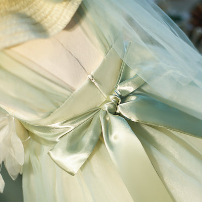 Carlyna Carlyna Carlyna Floral Applique Puffy Tulle Flower Girl Dress