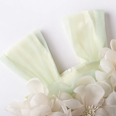 Green Tulle Flower Girl Dress for Birthdays, Parties & Weddings – Tea Length, A-Line