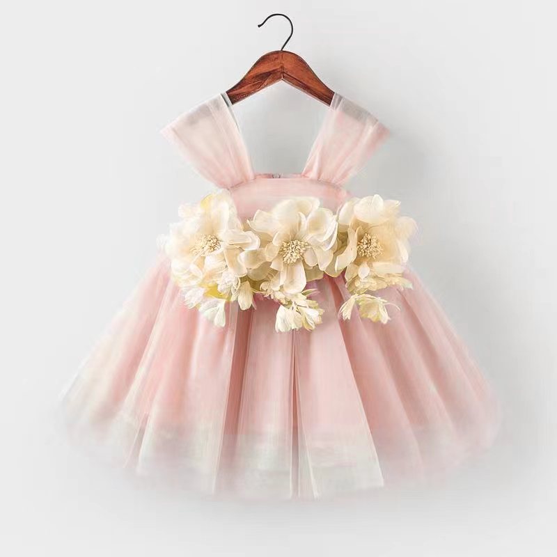 Green Tulle Flower Girl Dress for Birthdays, Parties & Weddings – Tea Length, A-Line