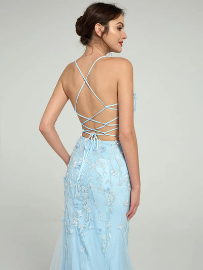 Carlyna Carlyna Carlyna Carlyna Carlyna Carlyna Mermaid Rhinestone Beaded Lace Maxi Formal Dress with Sweetheart Neckline