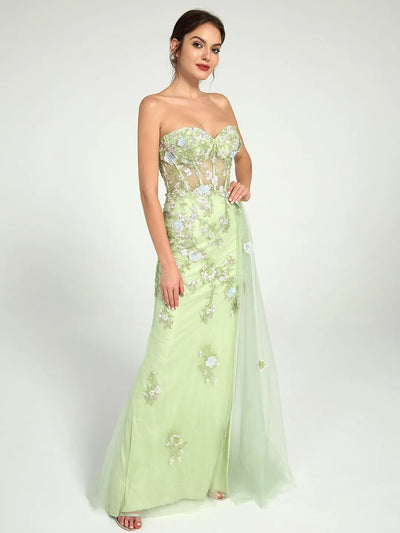 Carlyna Carlyna Carlyna Carlyna Carlyna Sparkling Mermaid Prom Dress with Open Back