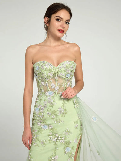 Carlyna Carlyna Carlyna Carlyna Carlyna Carlyna Sparkling Mermaid Prom Dress with Open Back