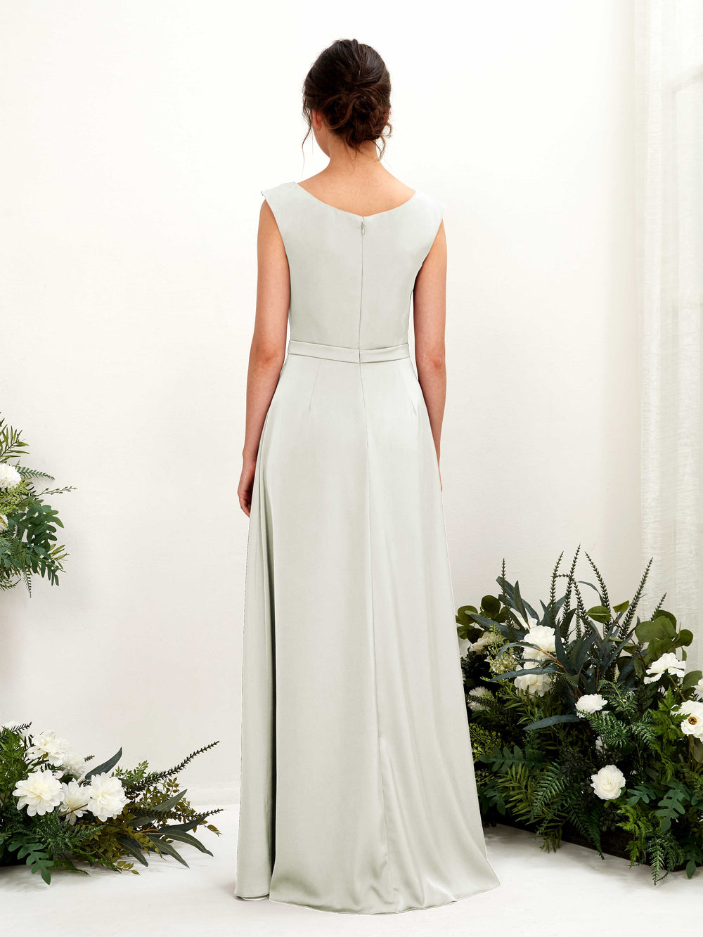 cream colored bridesmaid dresses Peach Dress Matte Satin Size Large Embrace effortless style with this beautiful bridesmaid dress Vera Wang Maids Bridesmaid Cream