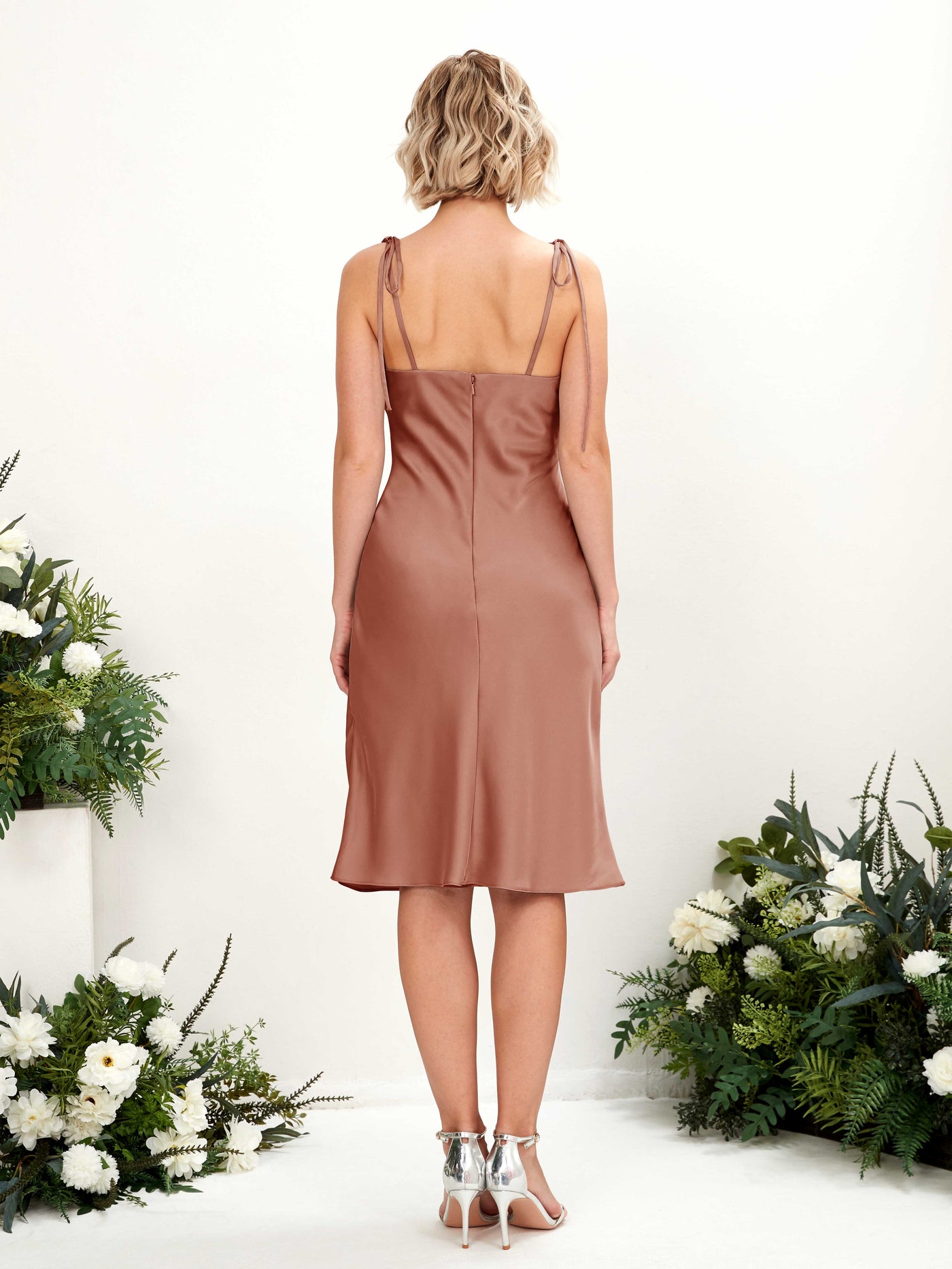 Scoop Spaghetti-straps Sleeveless Satin Cocktail/Party Dresses - Raw Sienna (80224315)#color_raw-sienna