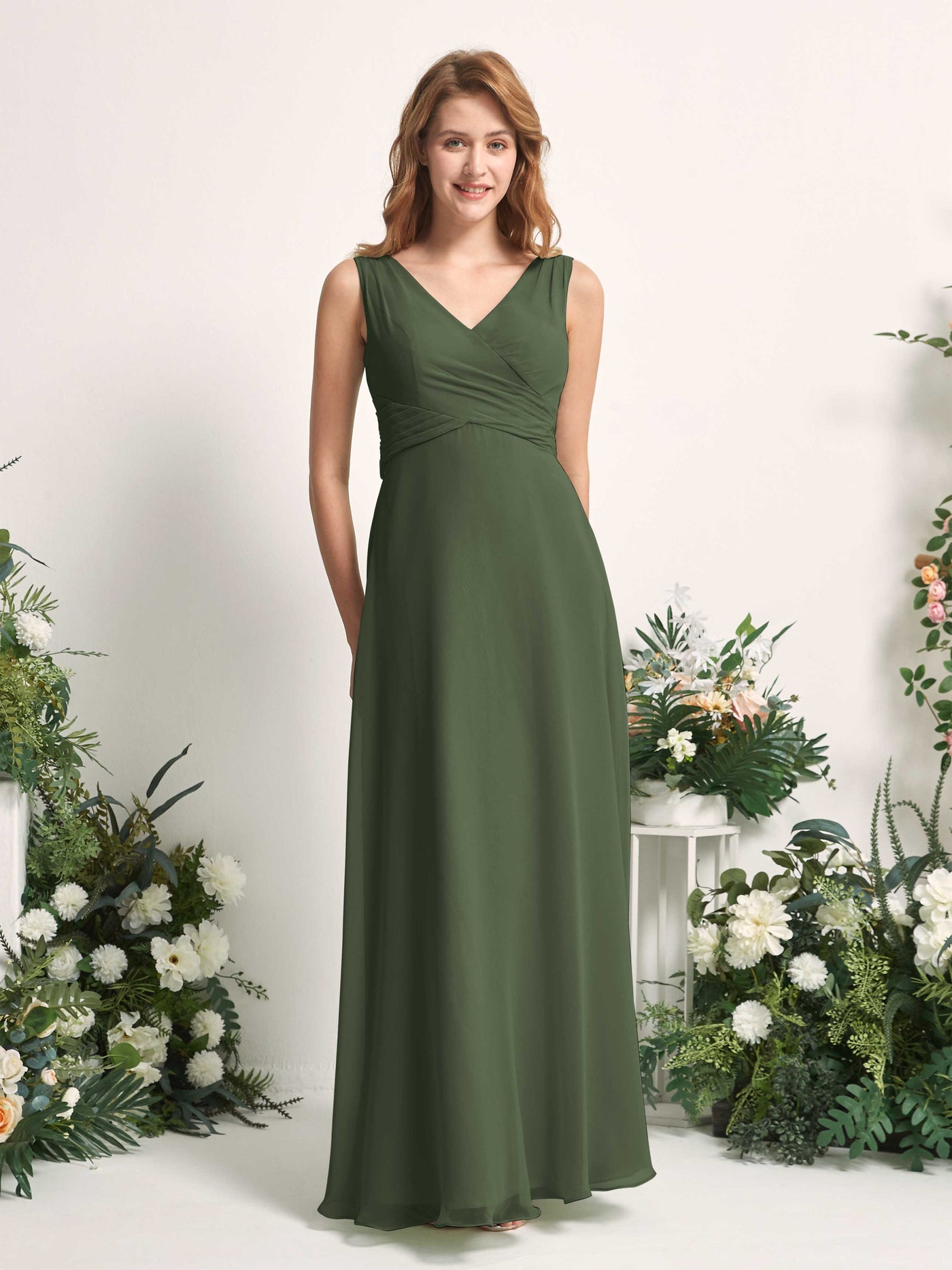 Green June Bridesmaid Dresses Azazie A-Line V-Neck Floor-Length Stretch Satin Bridesmaid Dresses Dark Green June Bridesmaid Dresses Azazie A-Line V-Neck Floor-Length Stretch Satin Bridesmaid Dresses Dark