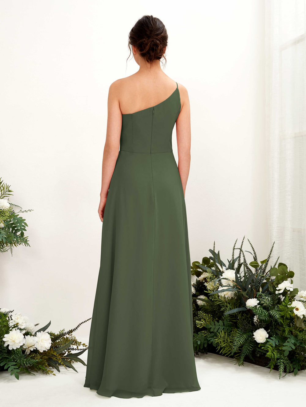 long bridesmaid dress with slit Off the Shoulder Dark Green Long Bridesmaid Dress with Slit – FancyVestido