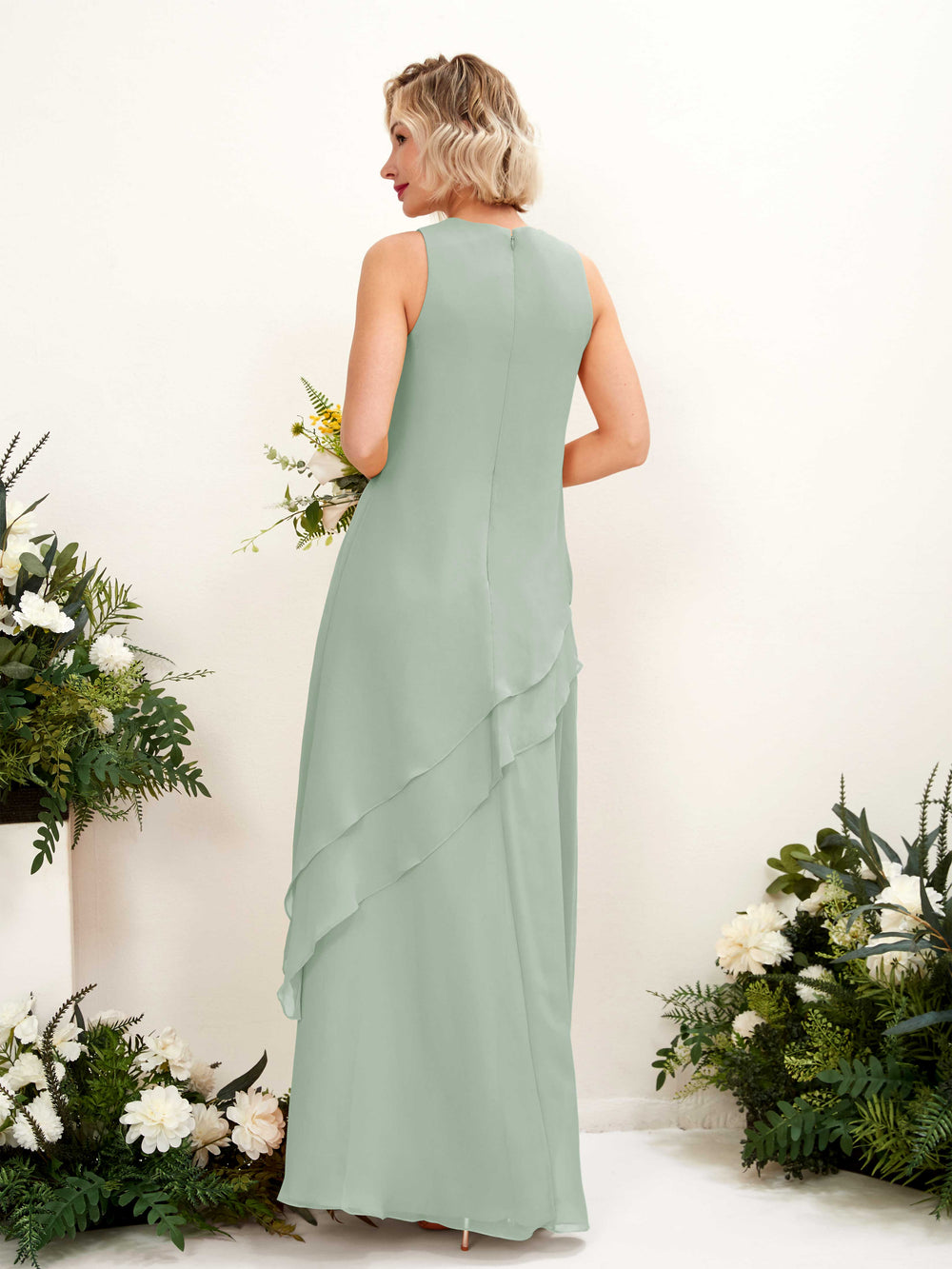 Sage Green Chiffon Bridesmaid Dresses | Shop Now | Carlyna Sage Green Chiffon Bridesmaid Dresses | Shop Now | Carlyna