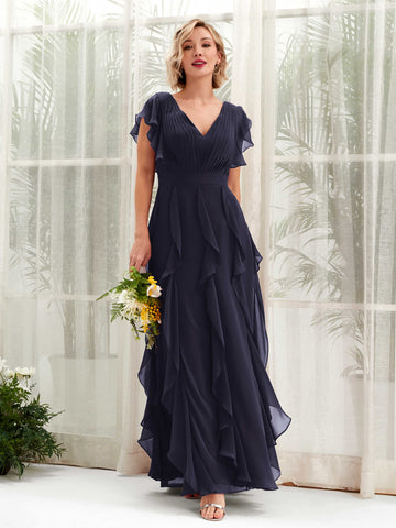 Dark Navy Bridesmaid Dresses - Elegant & Timeless Styles | Carlyna Dark Navy Bridesmaid Dresses - Elegant & Timeless Styles | Carlyna