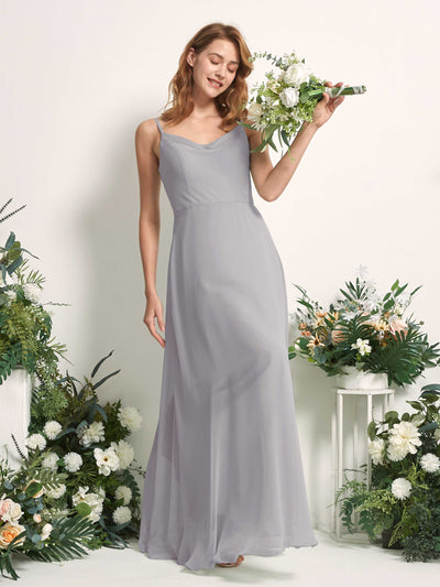 Carlyna Hannah A-Line Dove Bridesmaid Dress Maxi Sleeveless Sweetheart Dress Side View 2 #color_dove