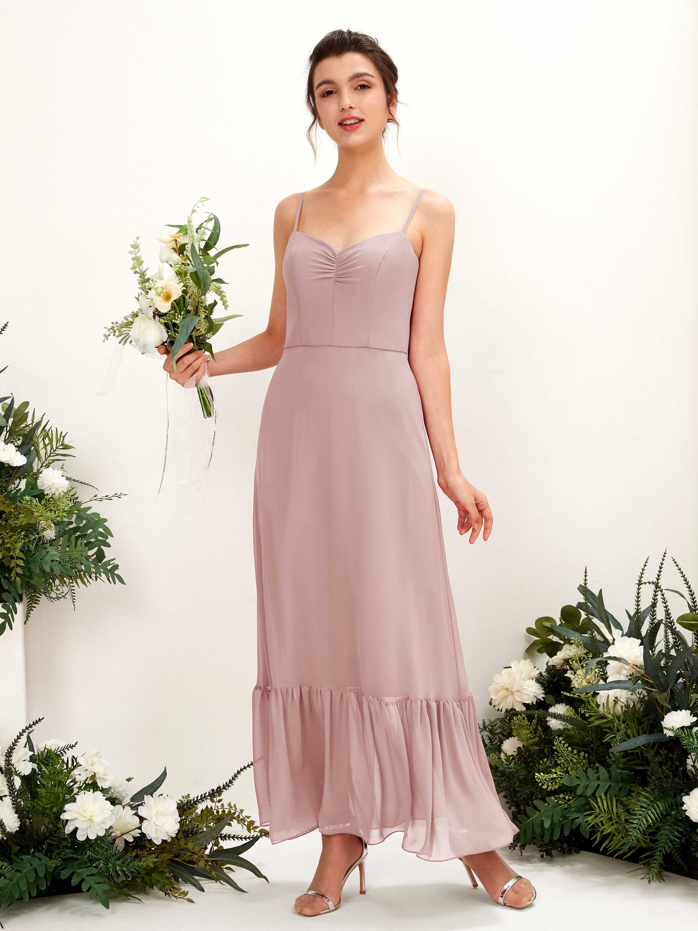 Dusty Rose Bridesmaid Dresses Bridesmaid Dress Chiffon Spaghetti-straps Full Length Sleeveless Wedding Party Dress (81223009)#color_dusty-rose
