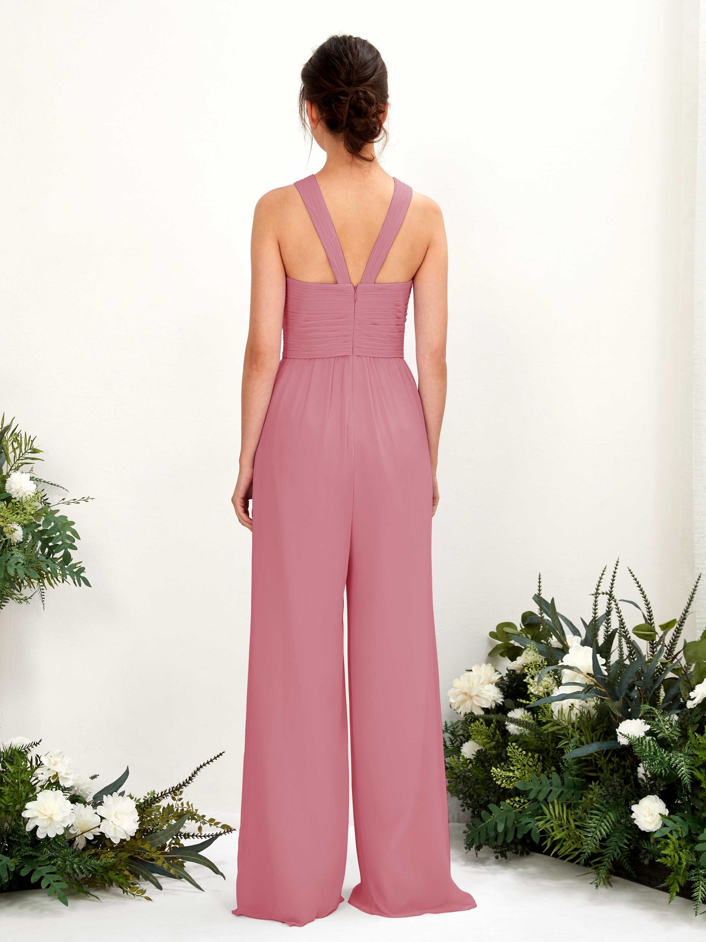 Dusty Lavender Maxi Dress - Sleeveless Dress - V neck Dress – Carlyna