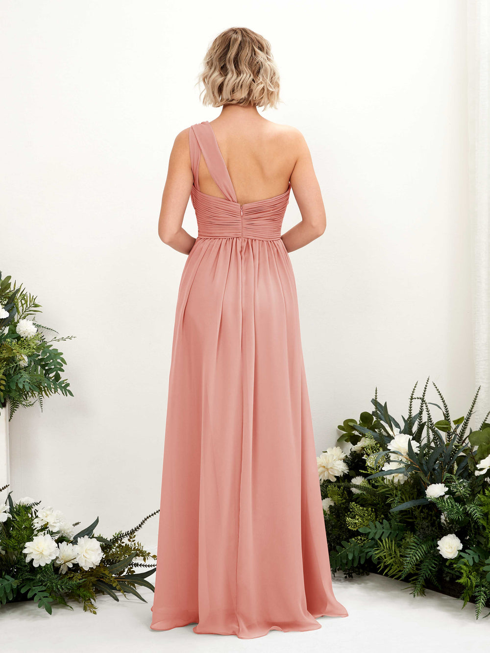white christmas dresses Mermaid V Neck Split Bridesmaid Dresses – Lisposa main image 0
