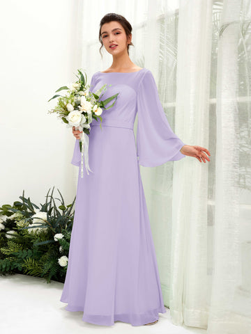 Lavender Chiffon Lavender Bridesmaid Dresses Long With Ruched Pleats,  Sleeveless Design, Jewel Neckline, And Custom Fit Perfect For Country  Weddings And Formal Events. Available In Plus Sizes. From Suelee_dress,  $75.45 | DHgate.Com