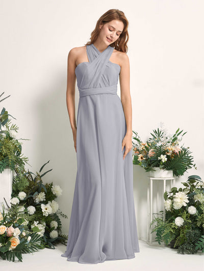 Carlyna Carolyn Convertible Dusty Lavender Bridesmaid Dress Maxi Sleeveless Sweetheart Dress Side View 5 #color_dusty-lavender