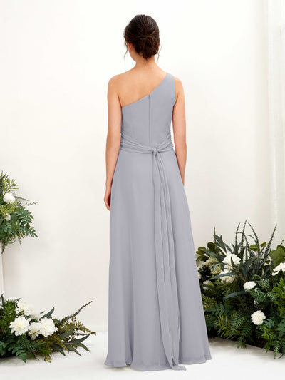 Carlyna Trita Sheath Dusty Lavender Bridesmaid Dress Maxi Sleeveless One Shoulder Dress Back View #color_dusty-lavender