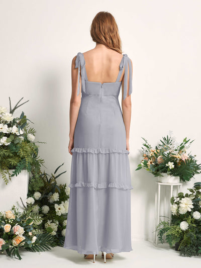 Carlyna Kaiya A-Line Dusty Lavender Bridesmaid Dress Maxi Sleeveless Straight Dress Back View #color_dusty-lavender