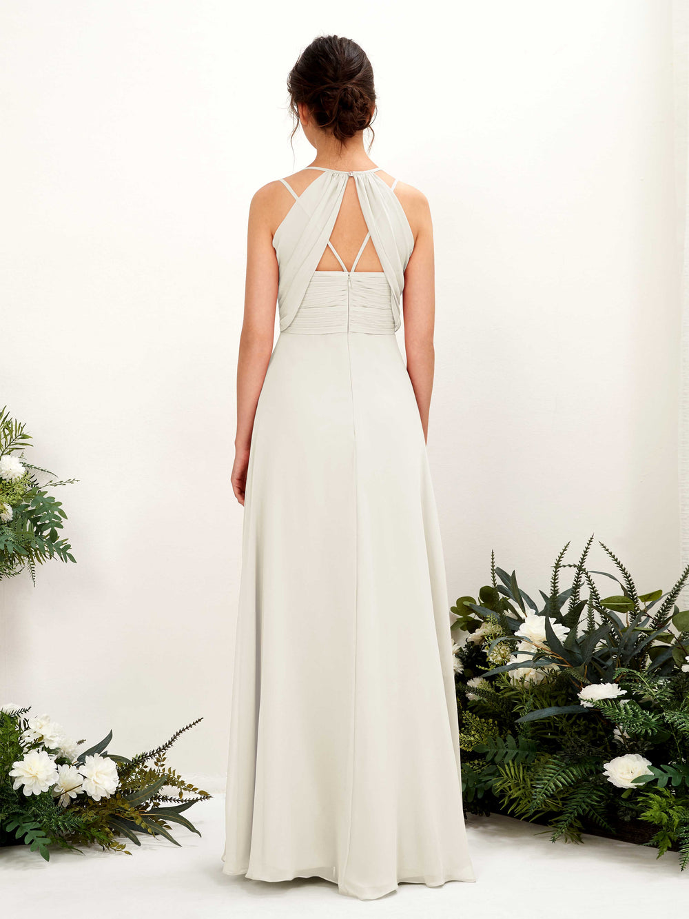 purple and green bridesmaid dresses Bari Jay Junior Bridesmaid Dress 2403-JR Ivory main image 0
