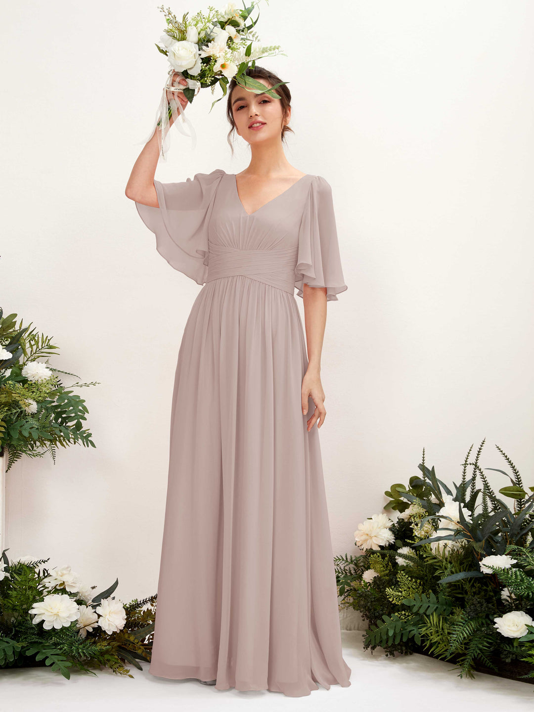 sachin and babi light blue dress Strapless Pleats Chiffon Bridesmaid Dresses  MarryLover