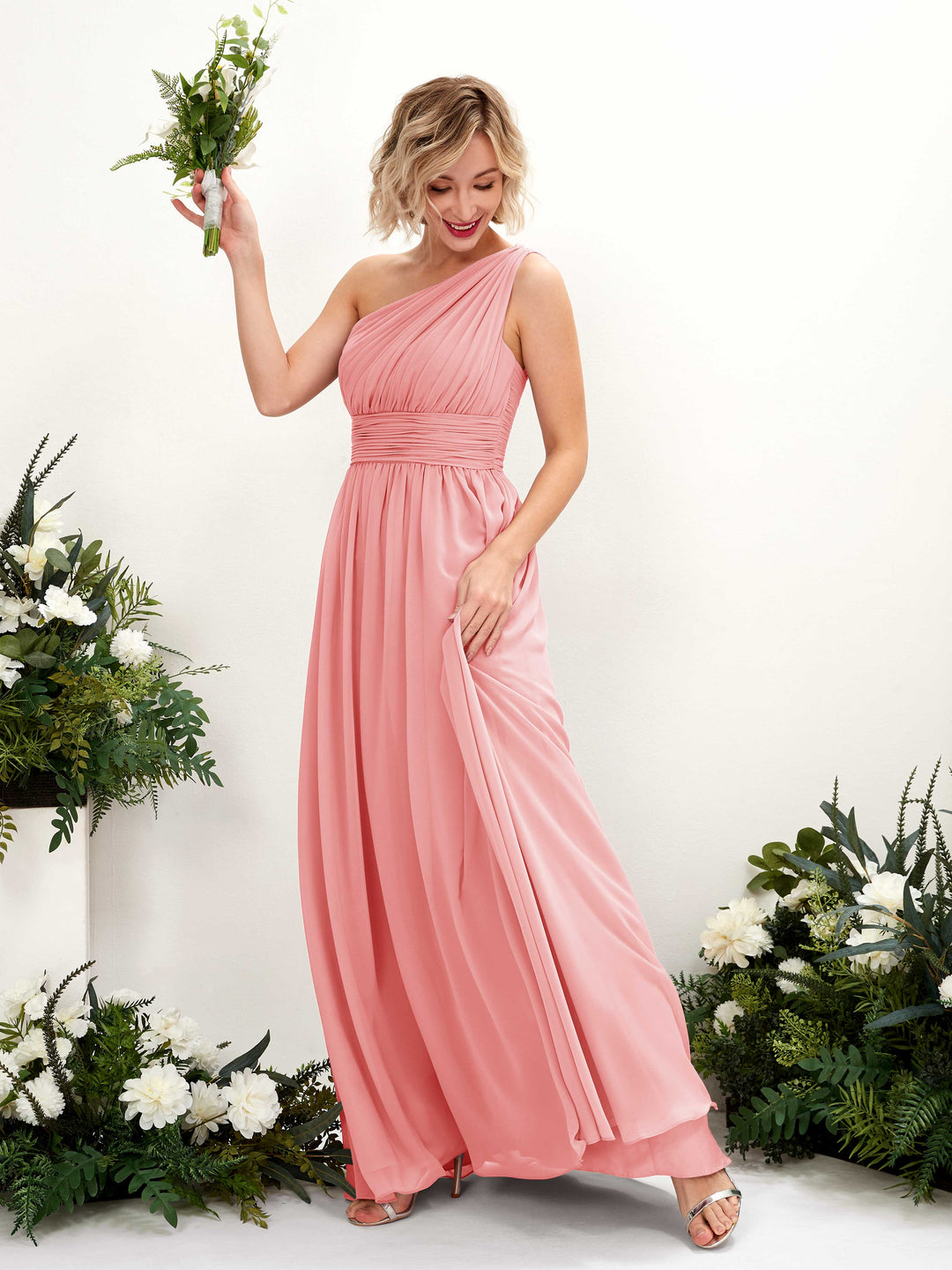ballet pink bridesmaid dresses Ready-To-Ship Pink Bridesmaid DressesAzazie