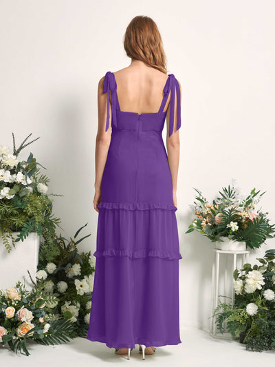Carlyna Kaiya A-Line Regency Bridesmaid Dress Maxi Sleeveless Straight Dress Back View #color_regency