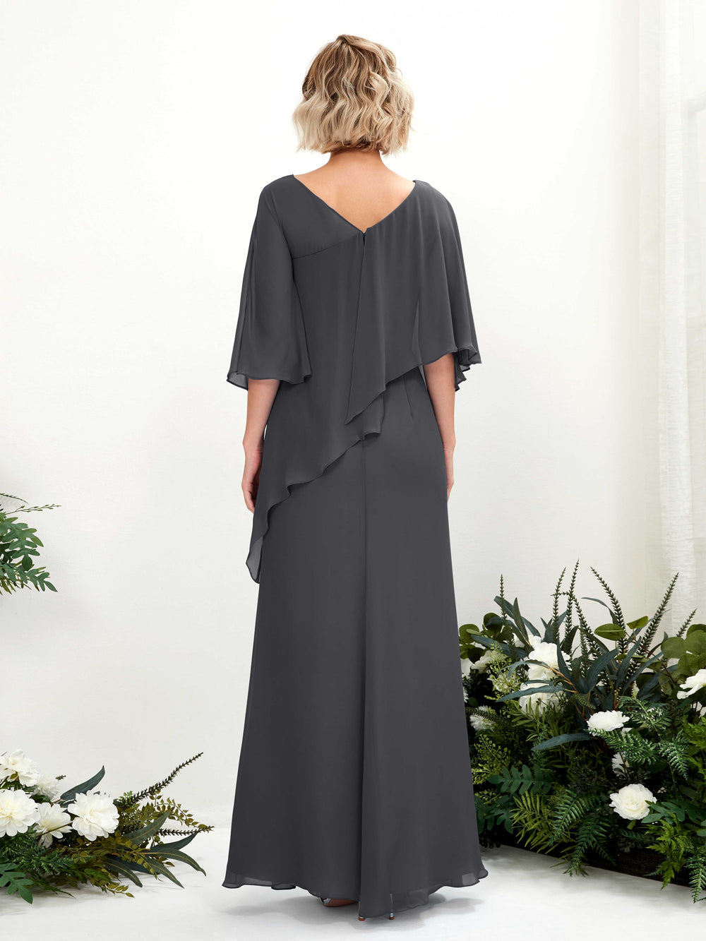 pewter chiffon bridesmaid dresses Haven Graceful Sweetheart Pleated Maxi Chiffon Bridesmaid Dresses, Cabernet