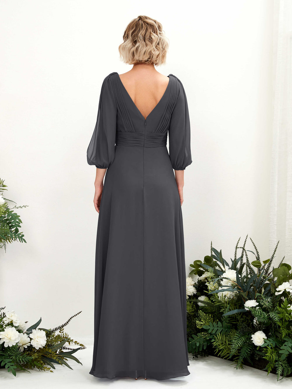 pewter chiffon bridesmaid dresses Pewter Bridesmaid Dresses - Elegant & Customizable